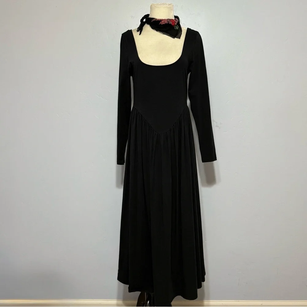 Future Collective Black Long Sleeve Dress - Picture 2 of 6